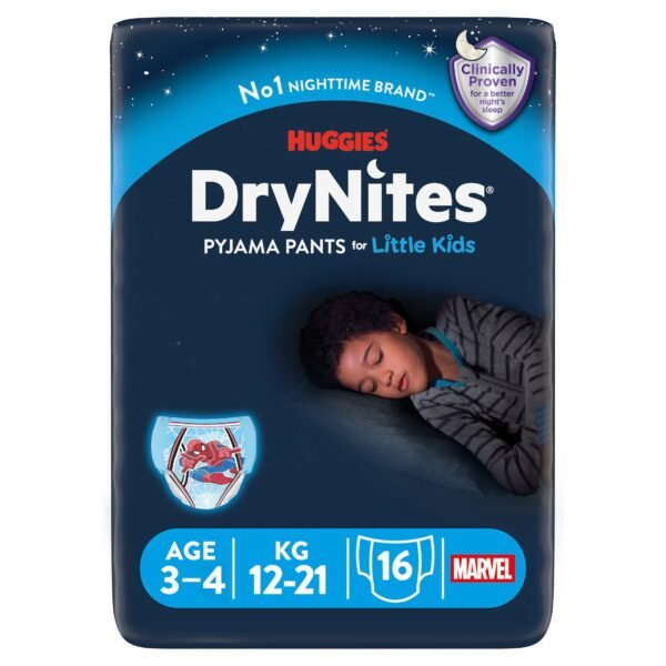 Huggies DryNites Pyjama Bed Wetting Pants Boys, 10 Pants, 3-5 Years
