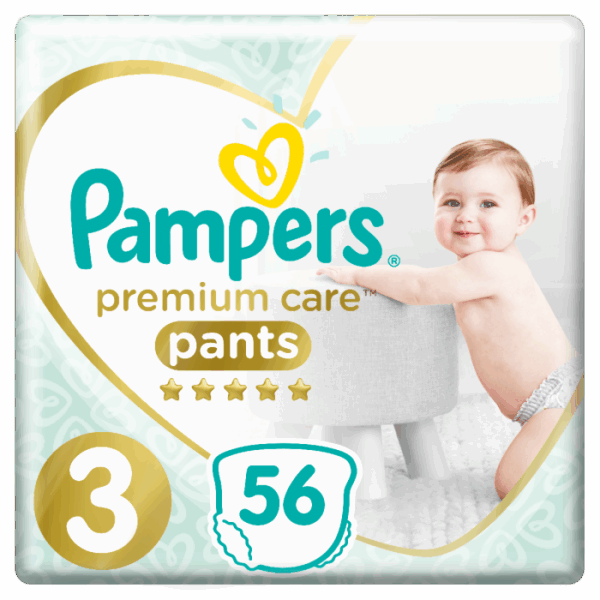 Premium Care Pants Size 3 Value Pack 56