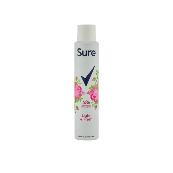 Sure Advanced Protection Light And Fresh Aerosol Deo 200ml