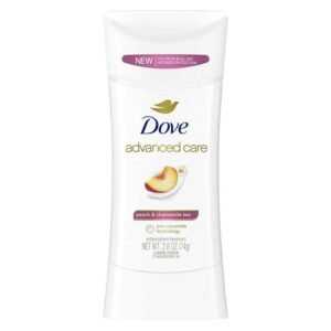 Dove Advanced Care Women's Antiperspirant Deodorant Stick Peach & Chamomile Tea, 2.6 oz