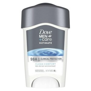 Dove Men+Care Ultimate Clinical Protection Deodorant Stick, Clean Comfort, 1.7 oz
