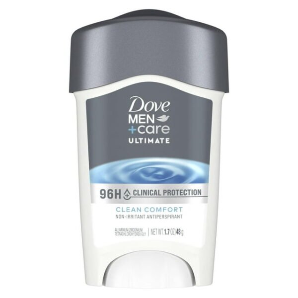 Dove Men+Care Ultimate Clinical Protection Deodorant Stick, Clean Comfort, 1.7 oz