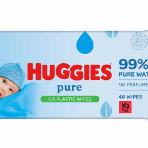 Huggies Pure Baby Wipes 0% Plastic 48s single pack