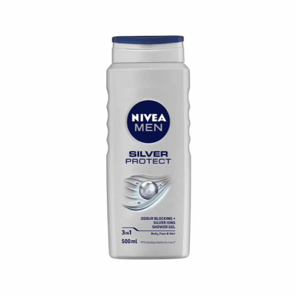 Nivea Silver Protect Shower Gel 500ml