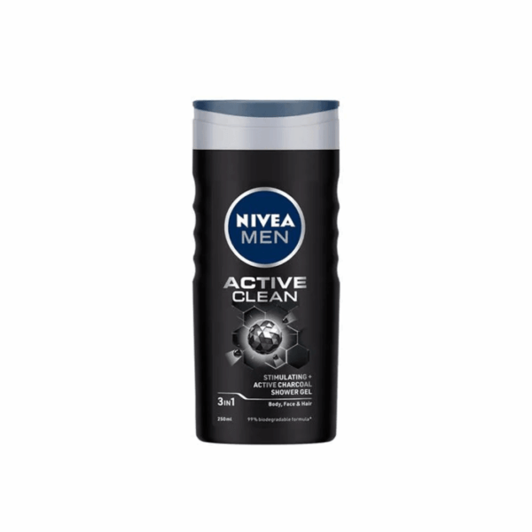 Nivea Men 3 in 1 Shower Gel 250ml – Active Clean