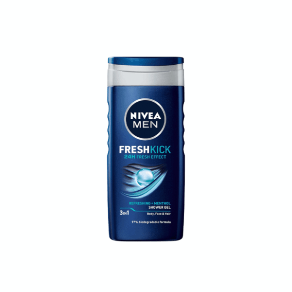 Nivea Men 3 in 1 Shower Gel 250ml – Fresh Kick