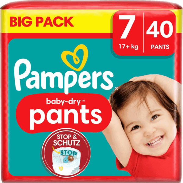 Pampers Pants Diapers Size 7, 40 Pieces