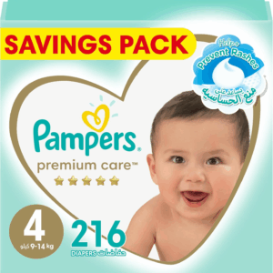Pampers Premium Protection Diapers, Size 4, 9-14Kg, 78 Diapers