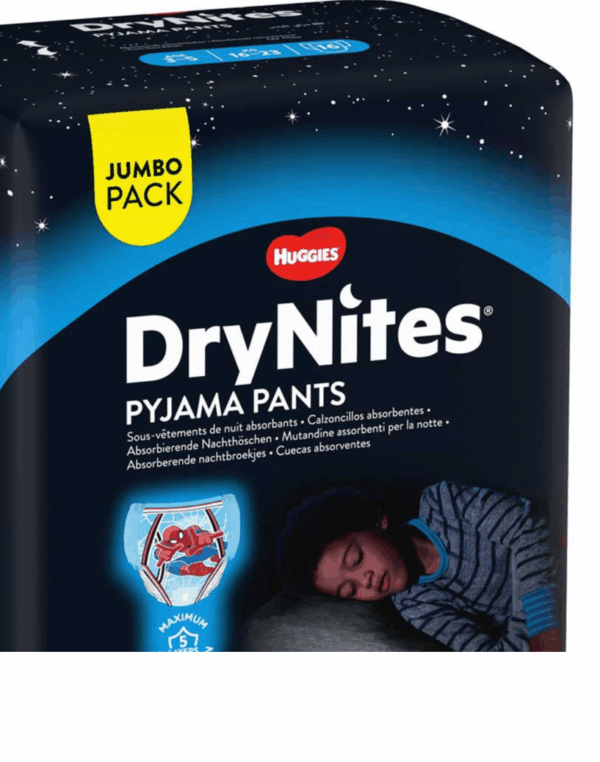 DryNites Pyjama Pants Jumbo, Boys, 3-5 years 16s