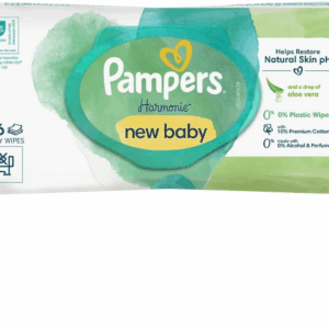 Pampers Harmonie New Baby Wipes Plastic Free - 1 Pack 46 Wipes