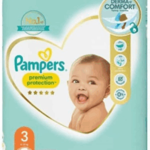 Pampers Premium Protection Diapers, Size 3, 6-10Kg, 99 Baby Diapers