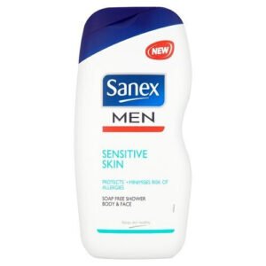 Sanex Men Sensitive Shower Gel, 475 ml